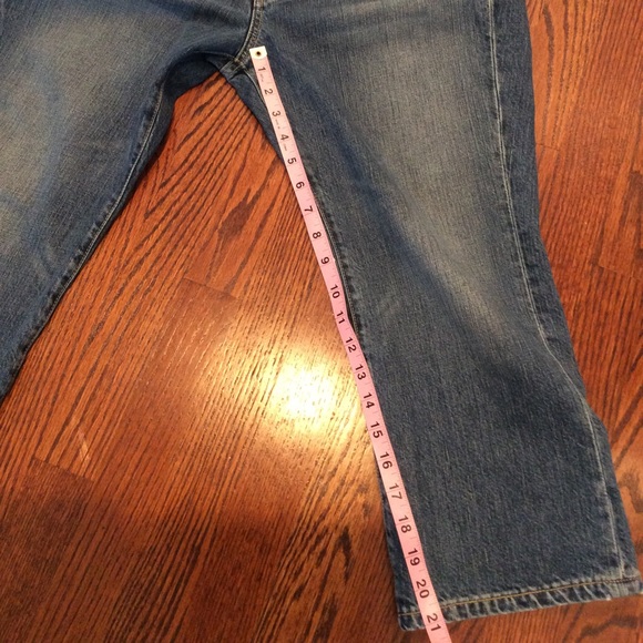 J crew 10p boot cut cropped jeans 100% cotton - Picture 5 of 6
